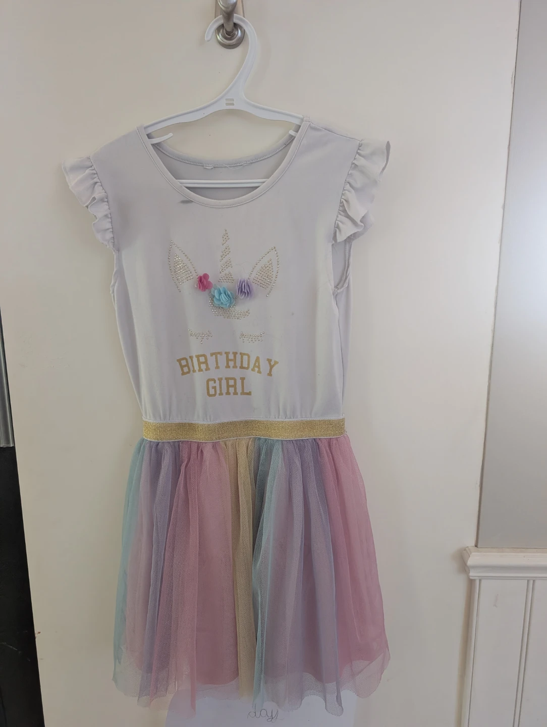 Girls Birthday Unicorn Dress