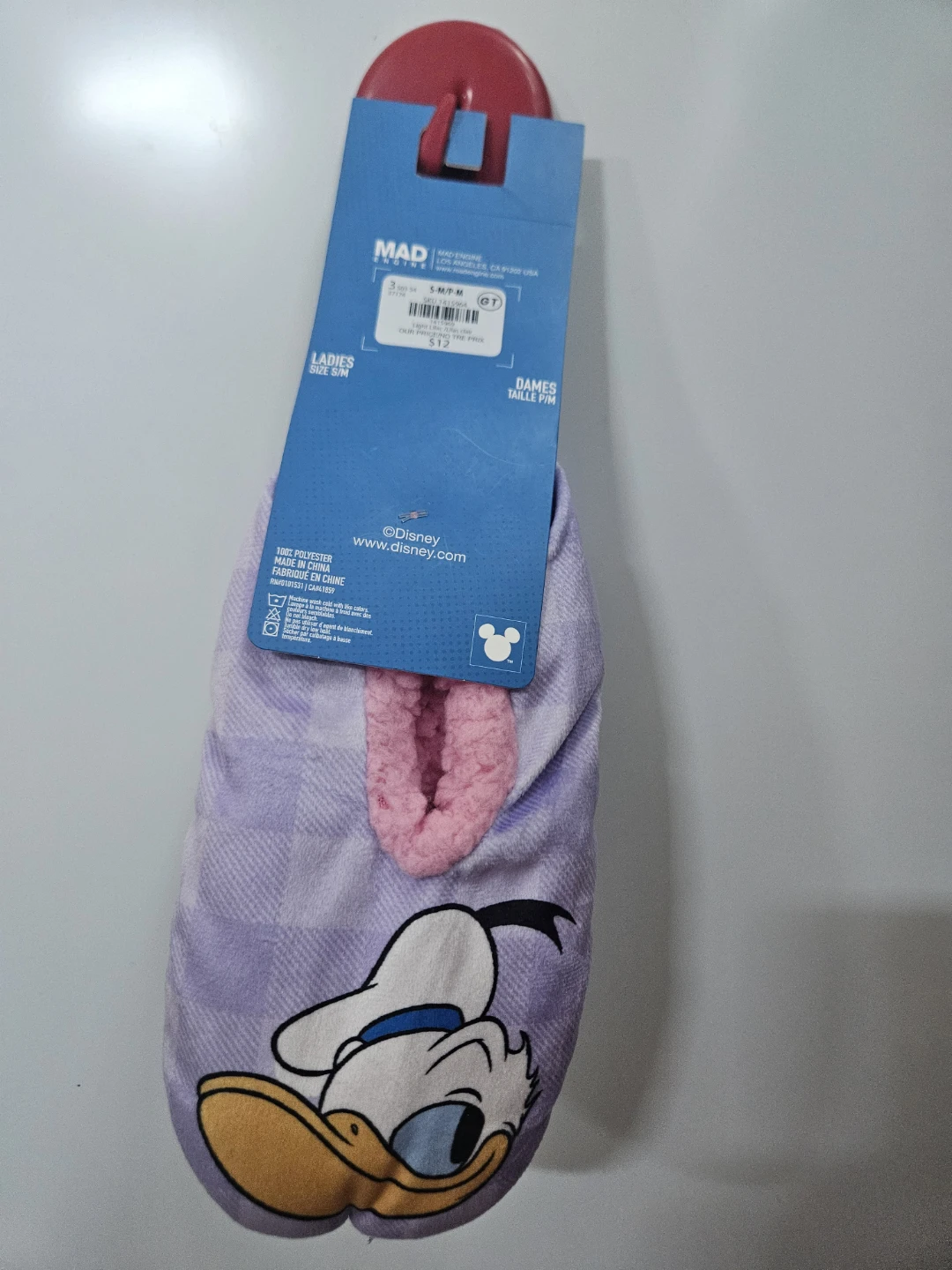 Disney Donald Duck 90 Sherpa Socks - Ladies Size S/M - photo 2