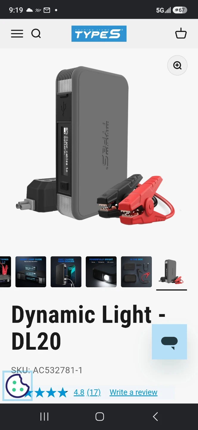 TYPE-S Jump Starter/ Dynamic Light - DL20
