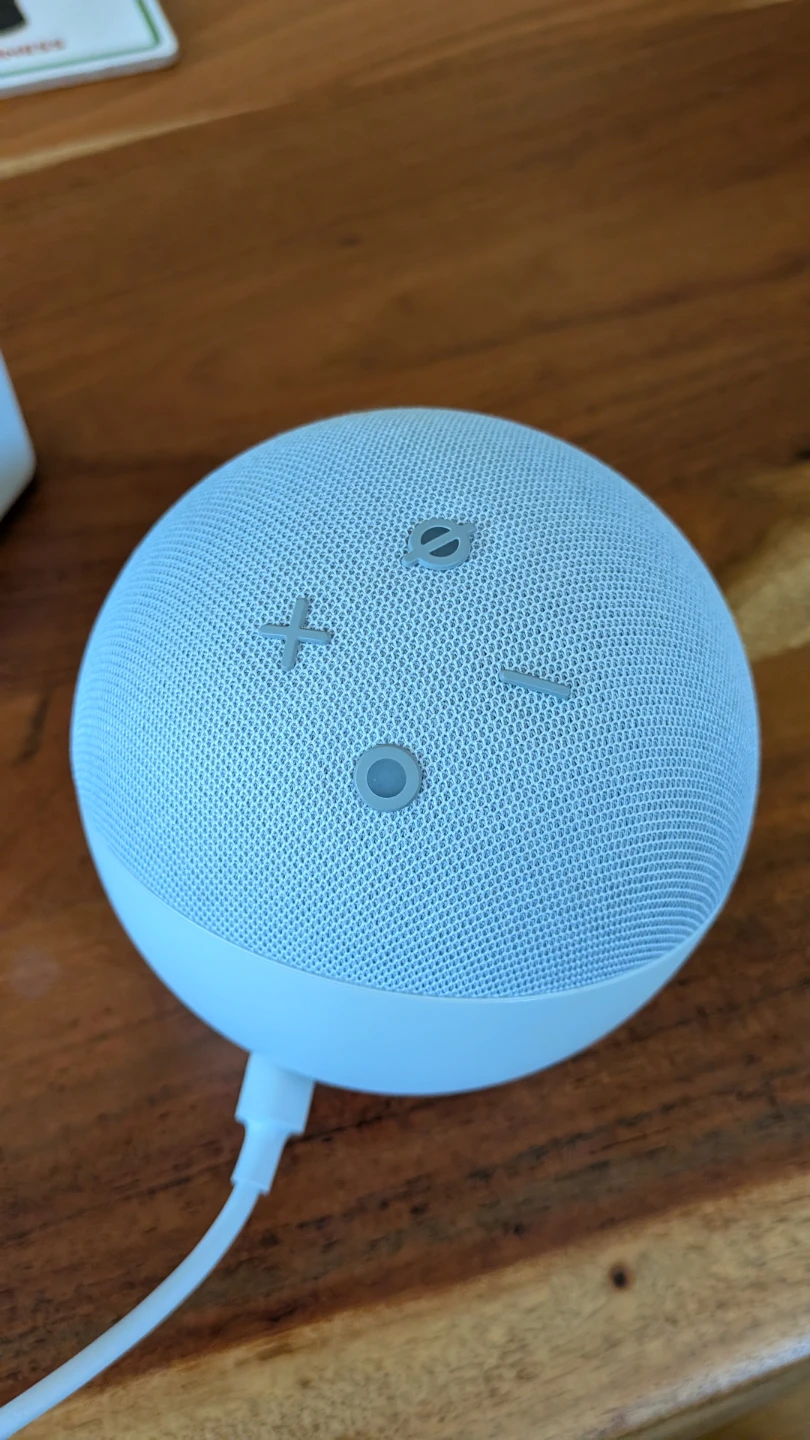Amazon Echo Dot (4th Gen) Smart Speaker - White - photo 2