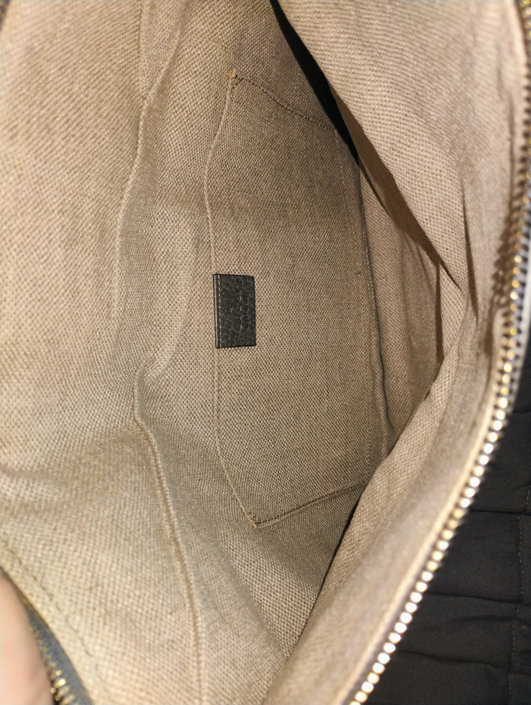 Gucci Grey Leather Clutch with Bamboo Accent - photo 3