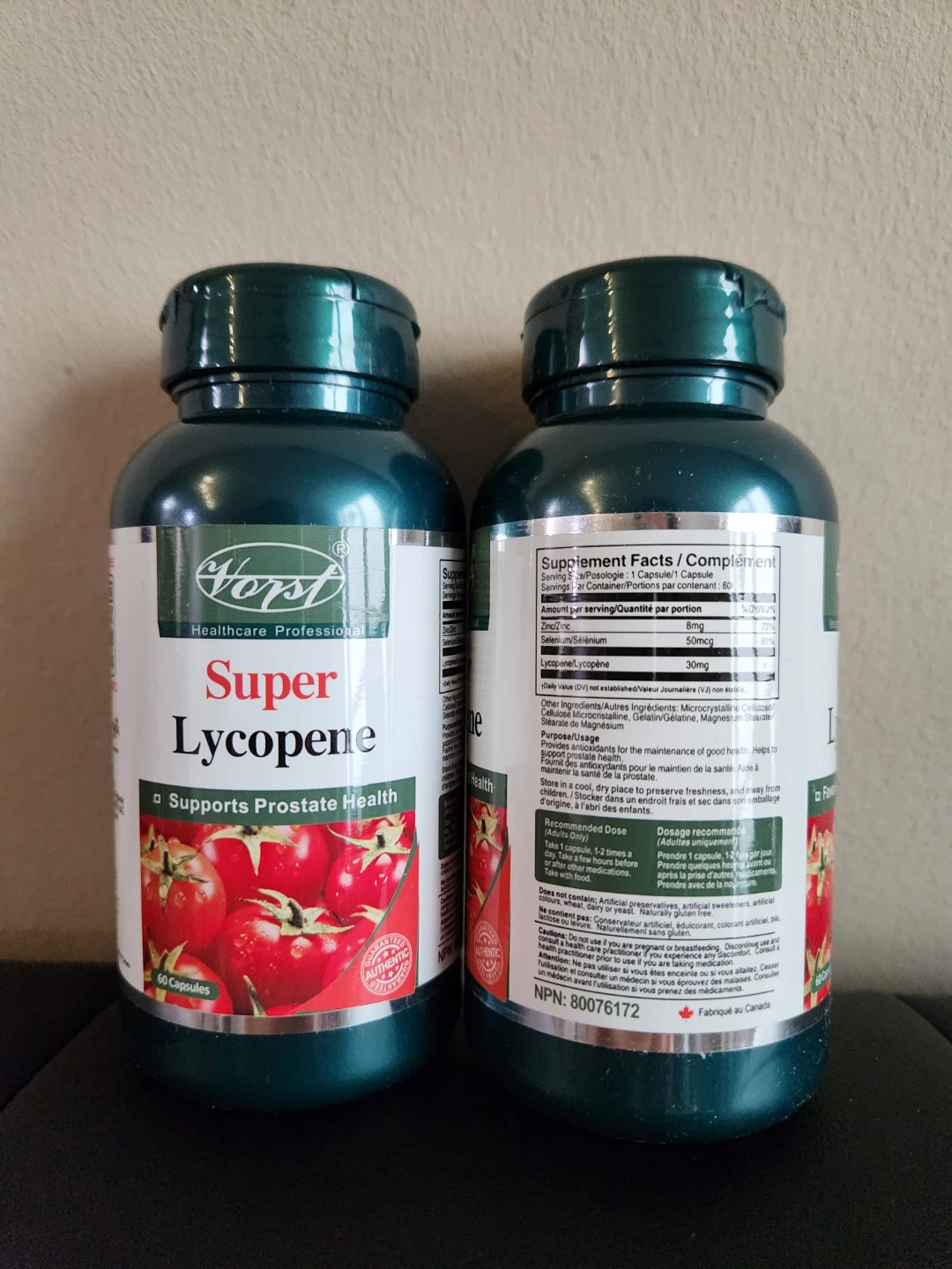 (2 Bottles) Vorset Super Lycopene Supplements