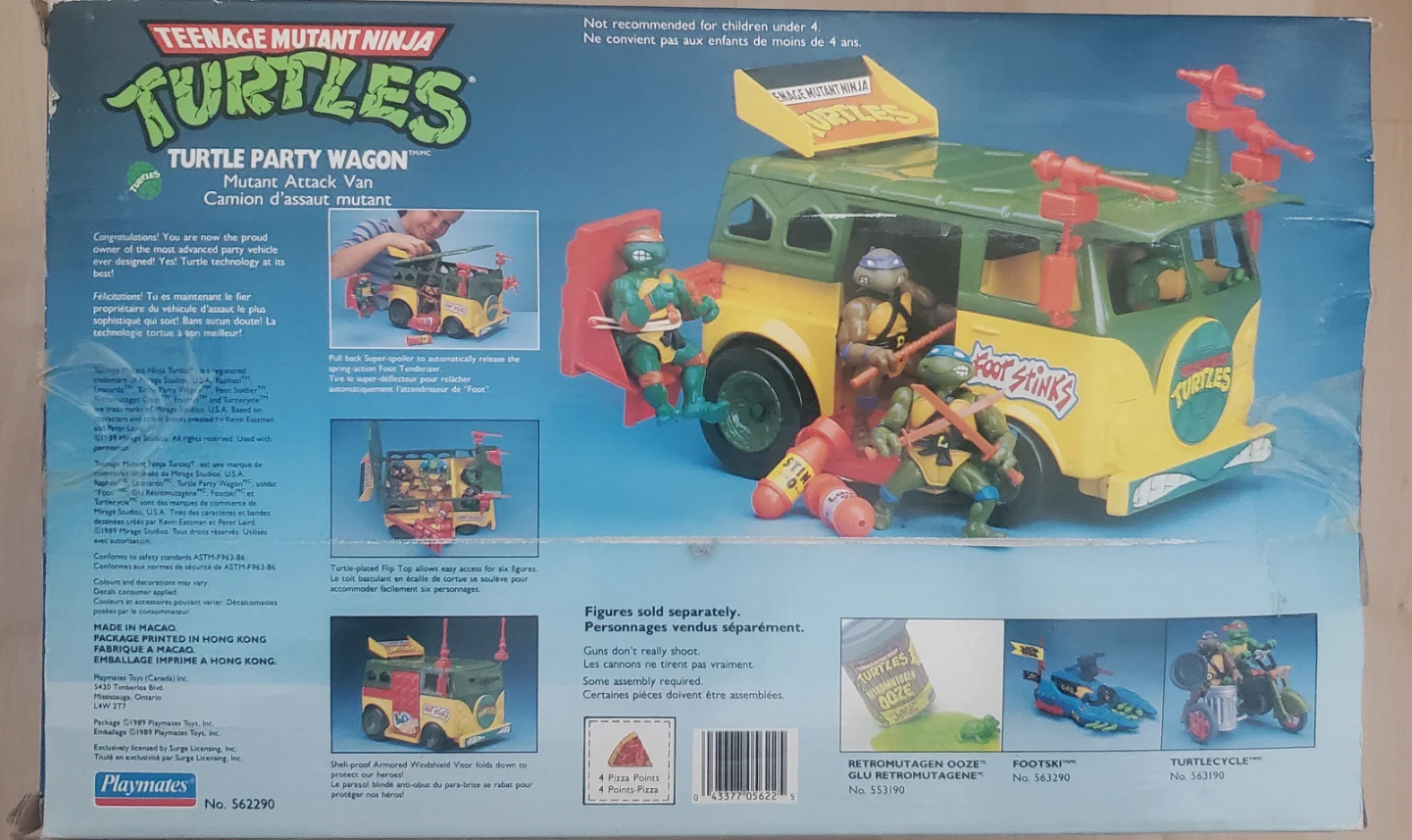 Playmates Teenage Mutant Ninja Turtles Party Wagon