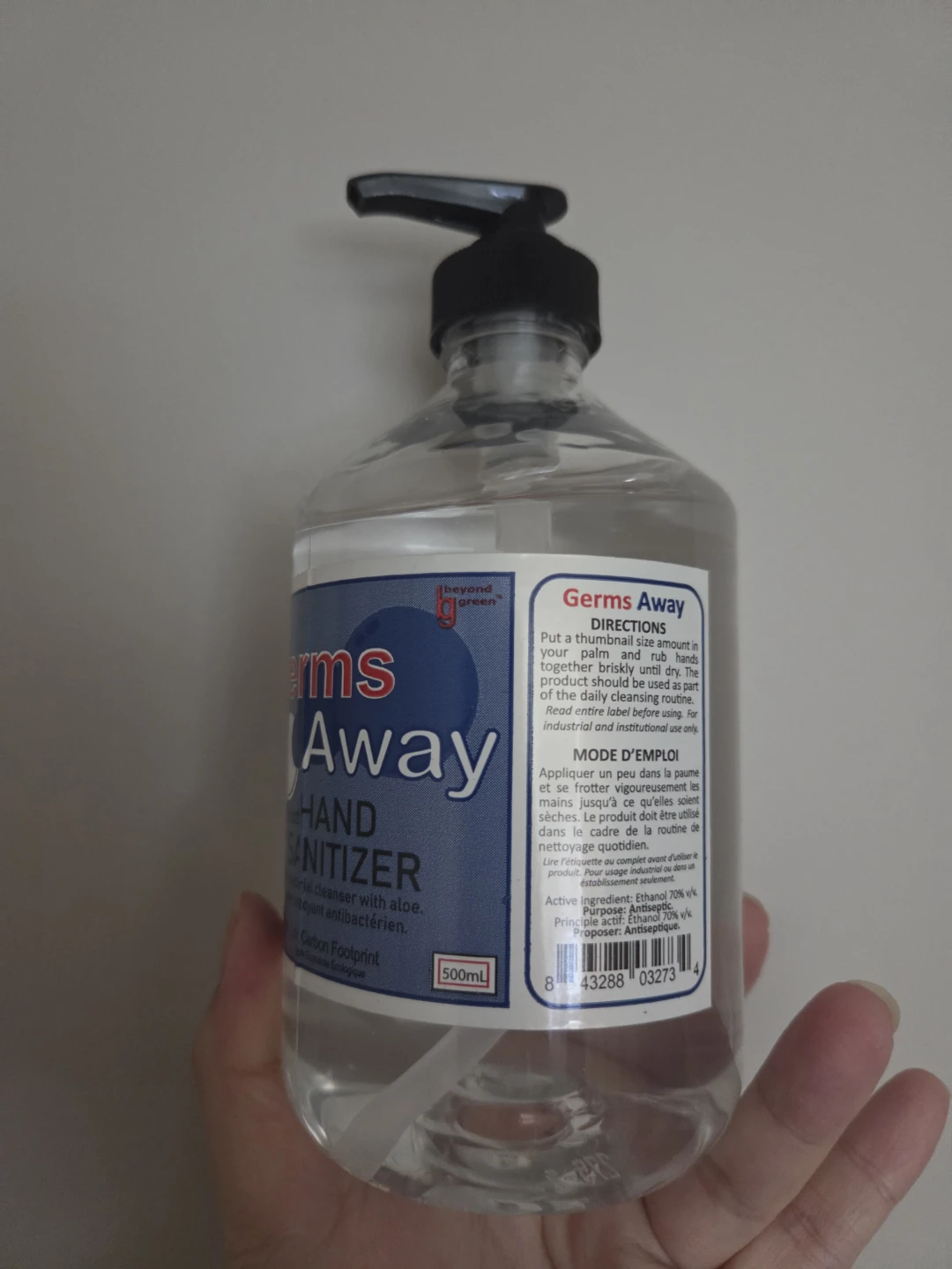 BN Germs Away Select Hand Sanitizer with Pump - photo 3
