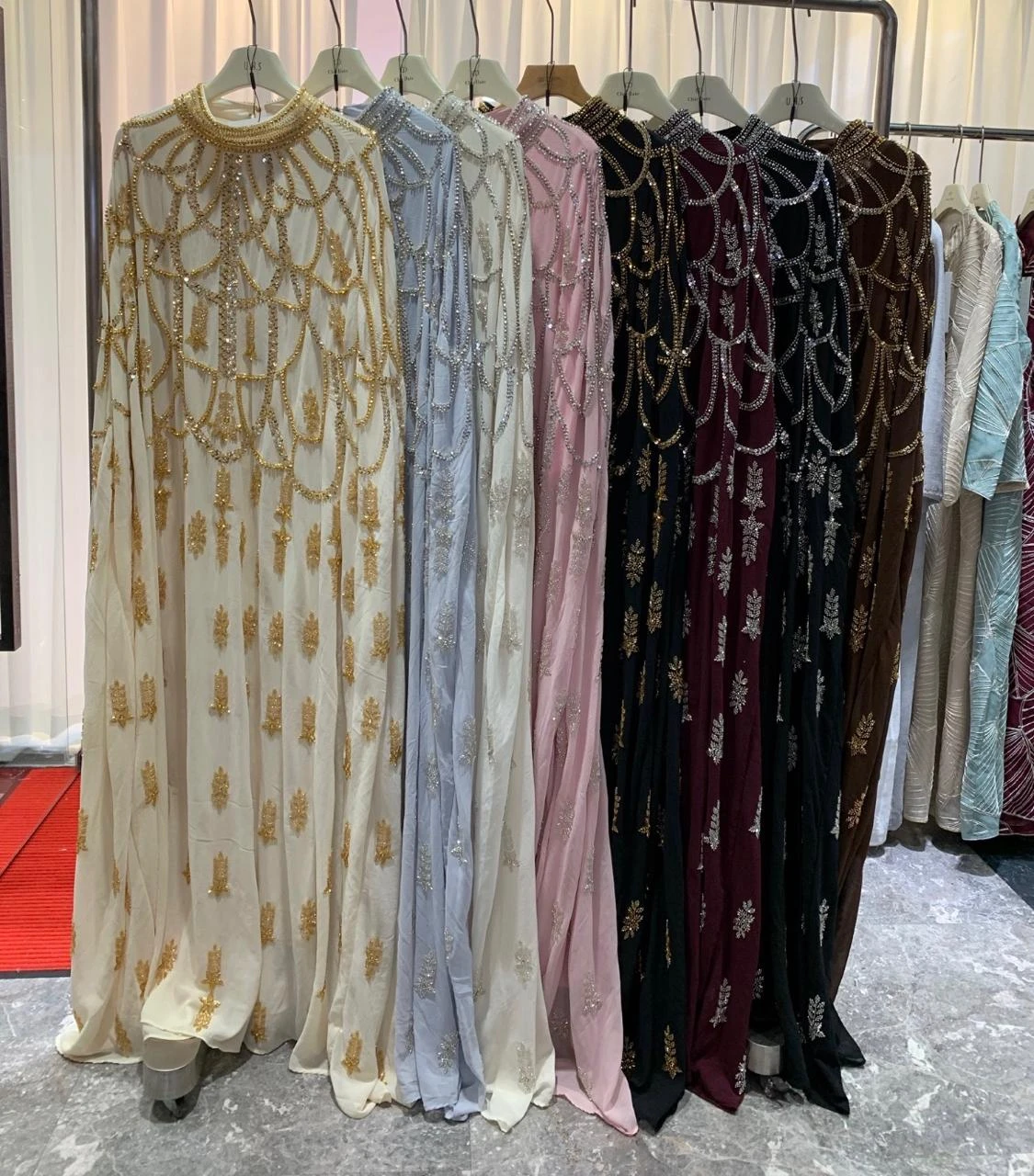 Embellished Kaftan Dress