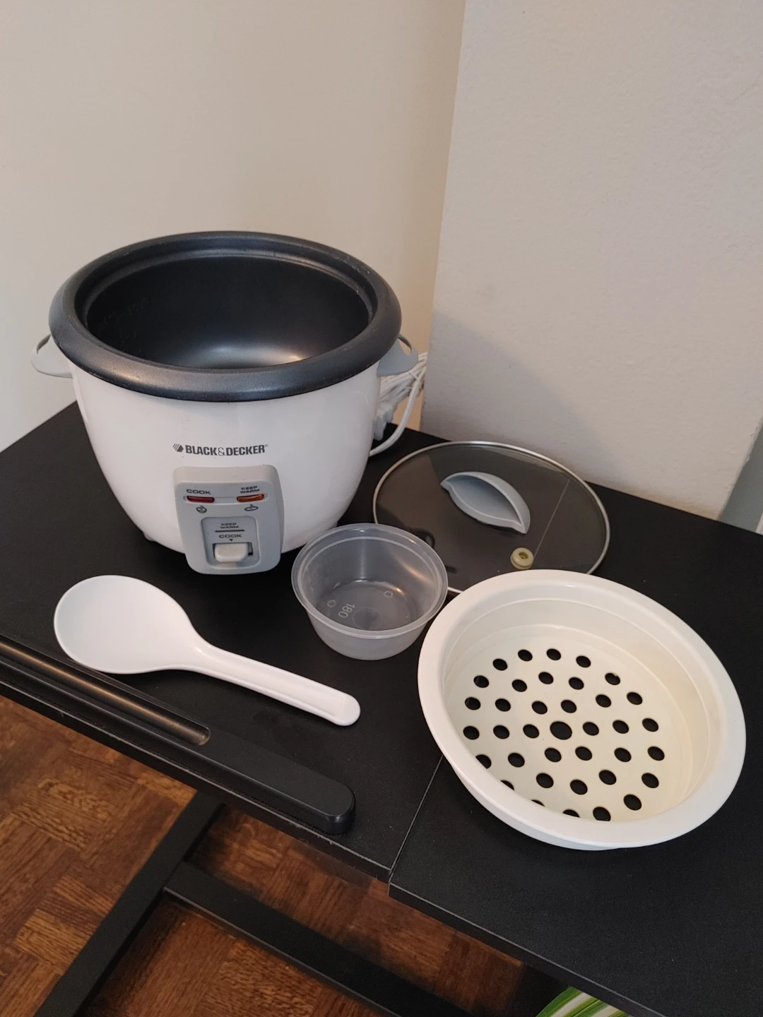 Black & Decker Rice Cooker with Steamer Basket - photo 2
