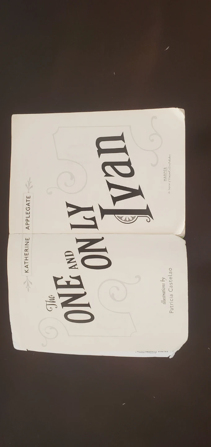 The One and Only Ivan by Katherine Applegate Children's Book - photo 3