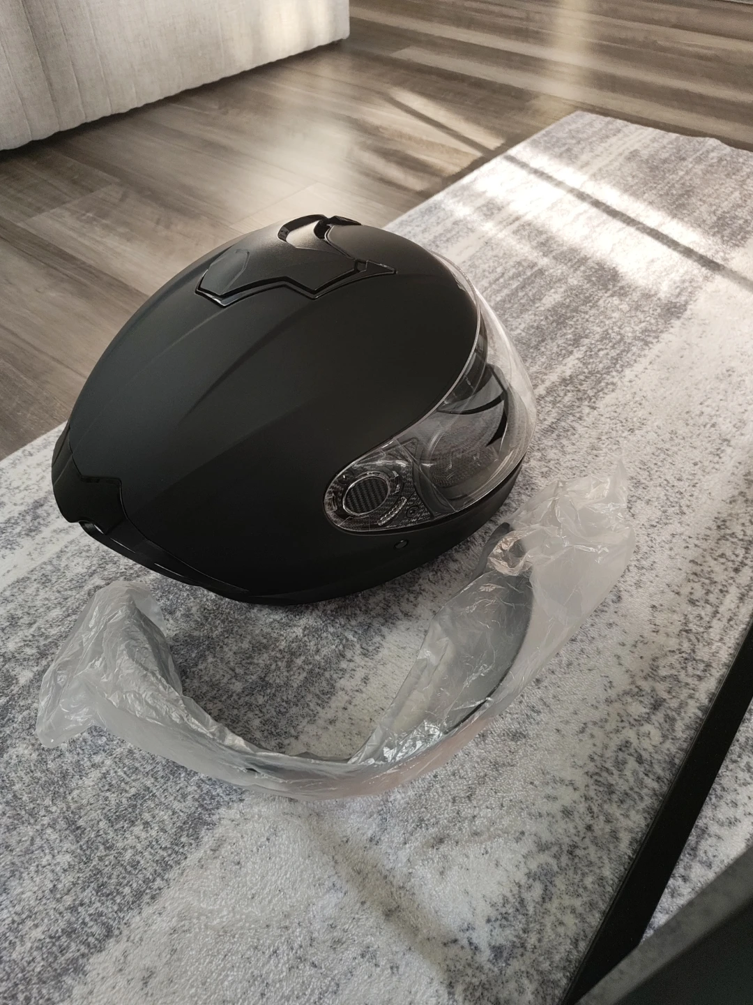 VEVOR Adult Motocross Helmet XL Matte Black - photo 2