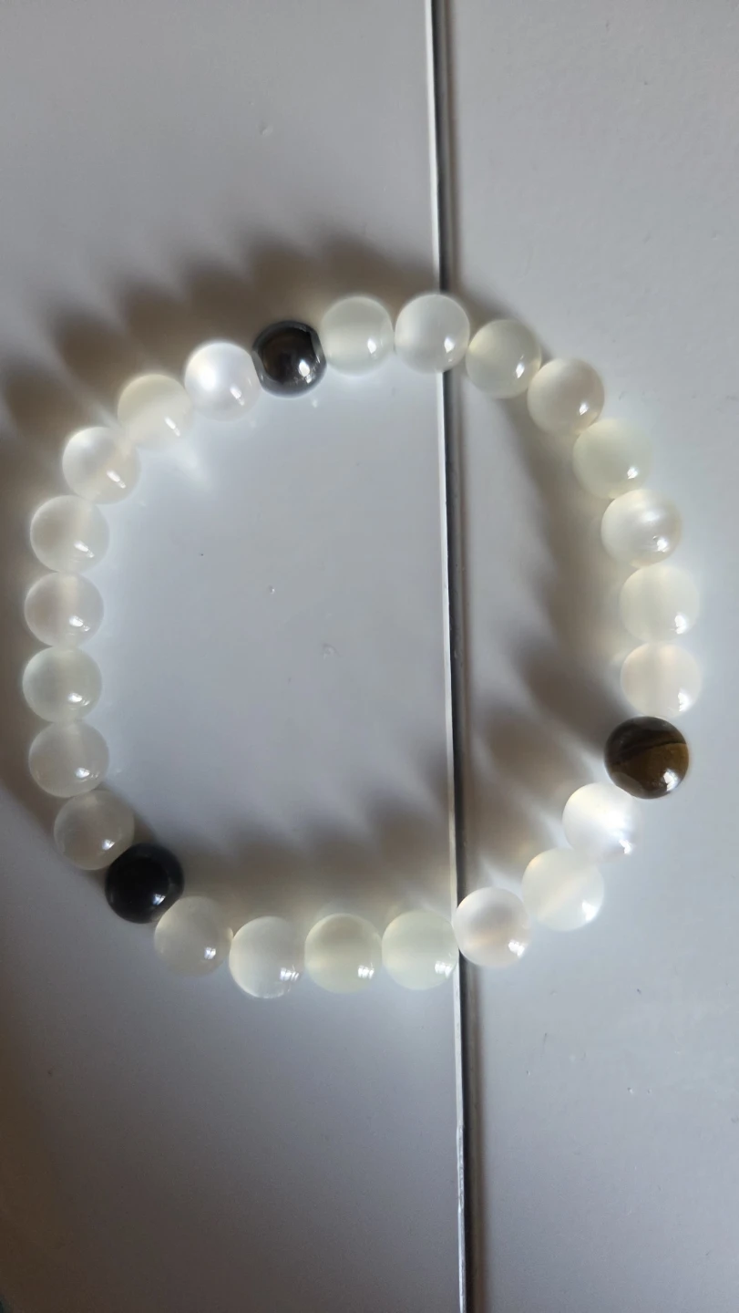 Men's Beaded Stretch Bracelet