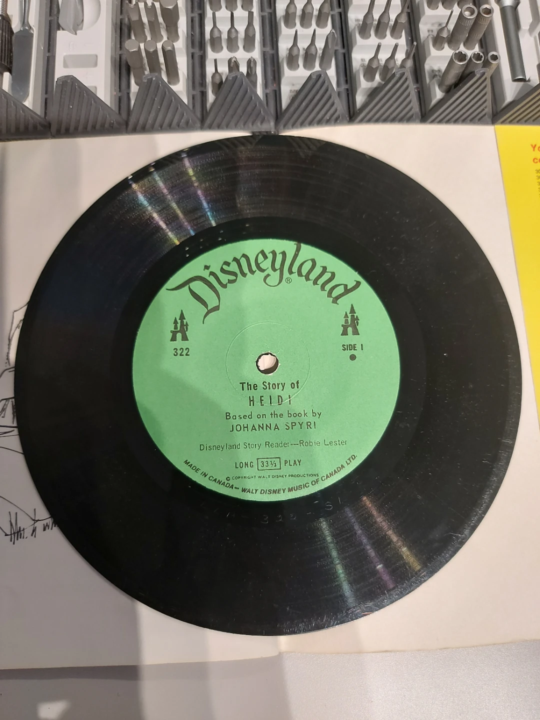 Disneyland Record and Book: The Story of Heidi - photo 4
