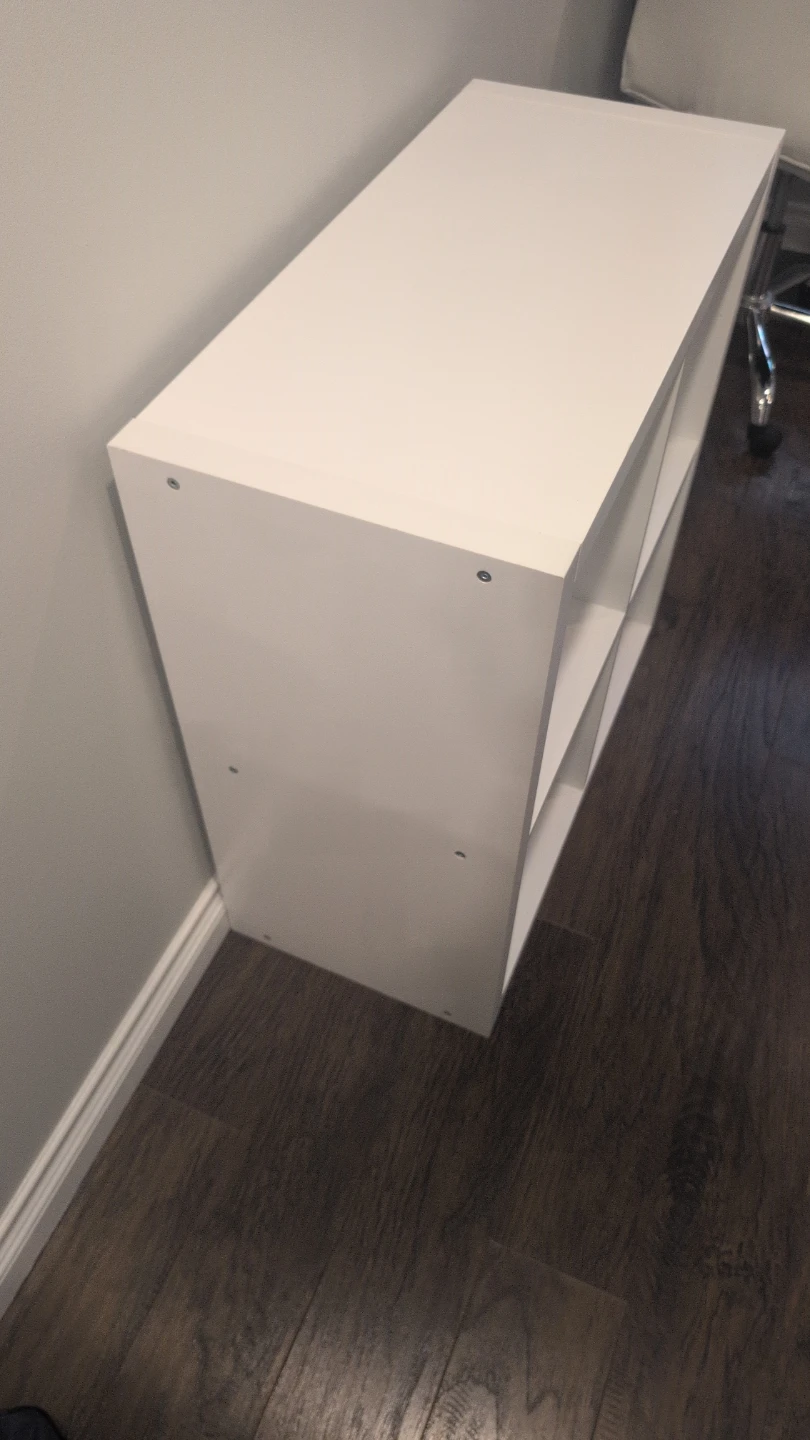 White 4-Cube Storage Shelf - photo 4