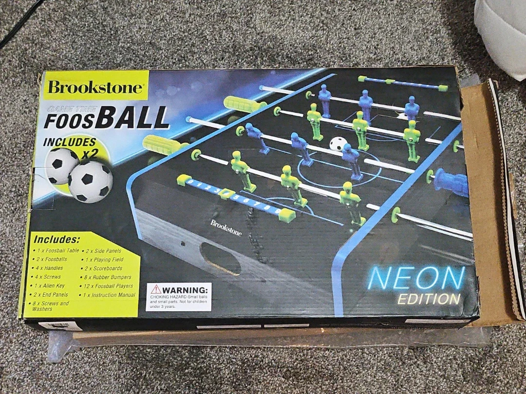 Brookstone Game Time Foosball Neon Edition - photo 4