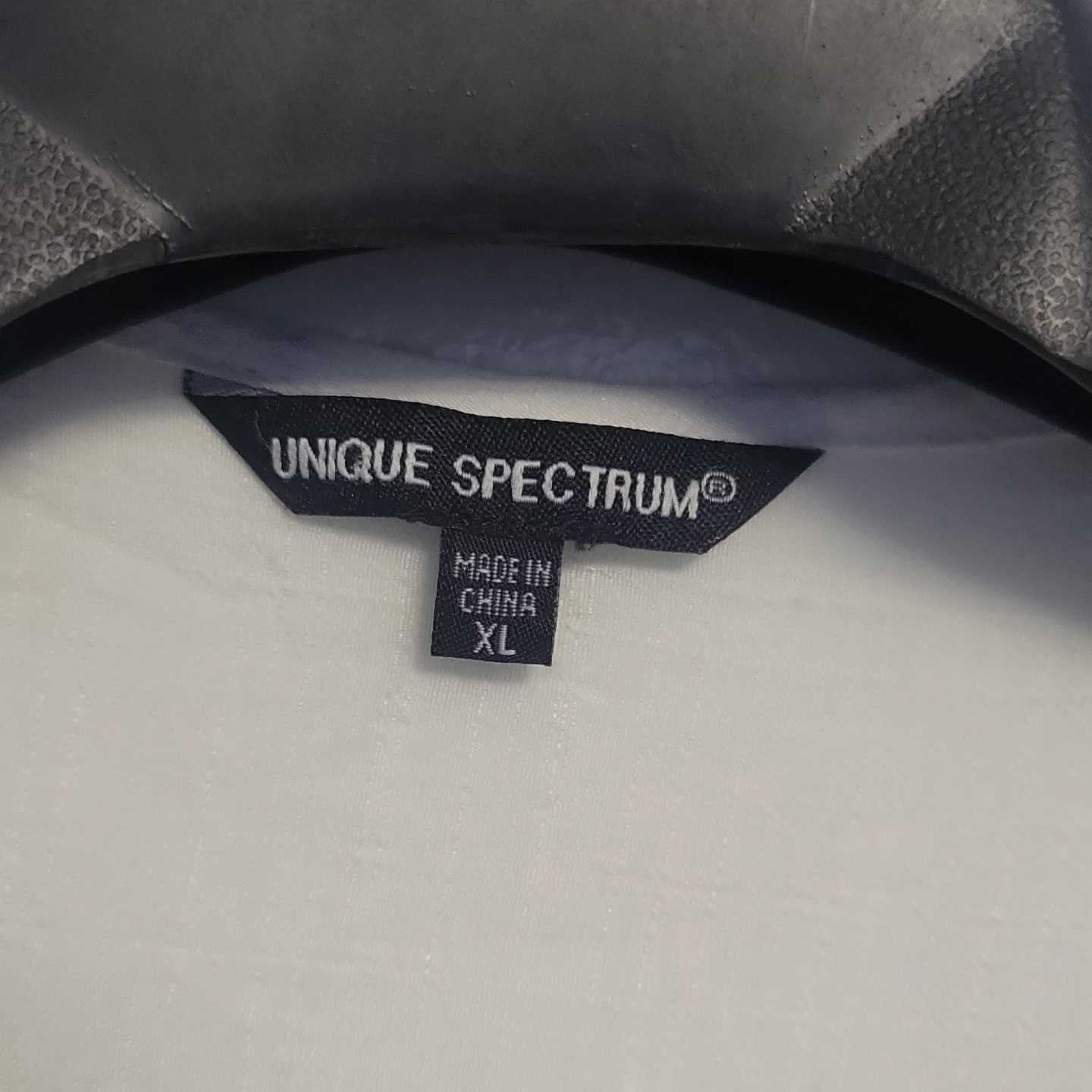 Unique Spectrum White Zip-Up Blouse XL - photo 3