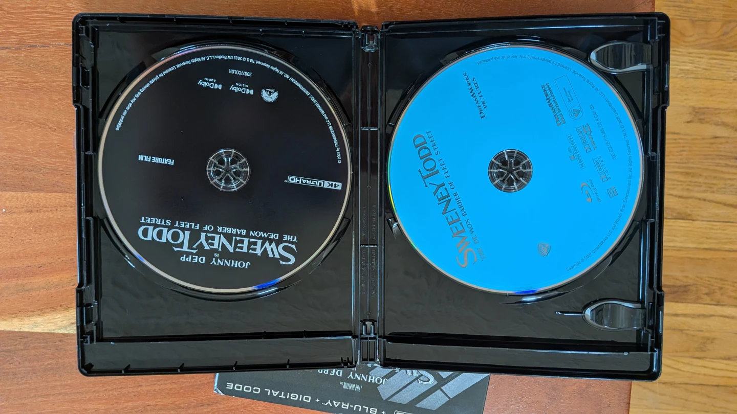Sweeney Todd 4K UHD Blu-ray - photo 3
