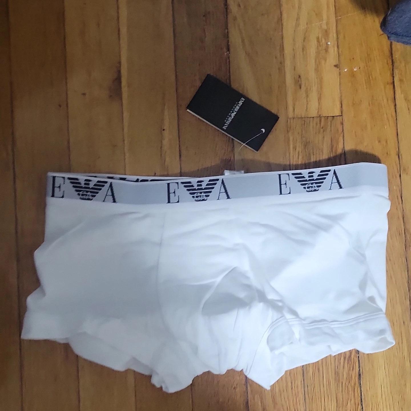 Emporio Armani Men's White Boxer Briefs - Size M - photo 2