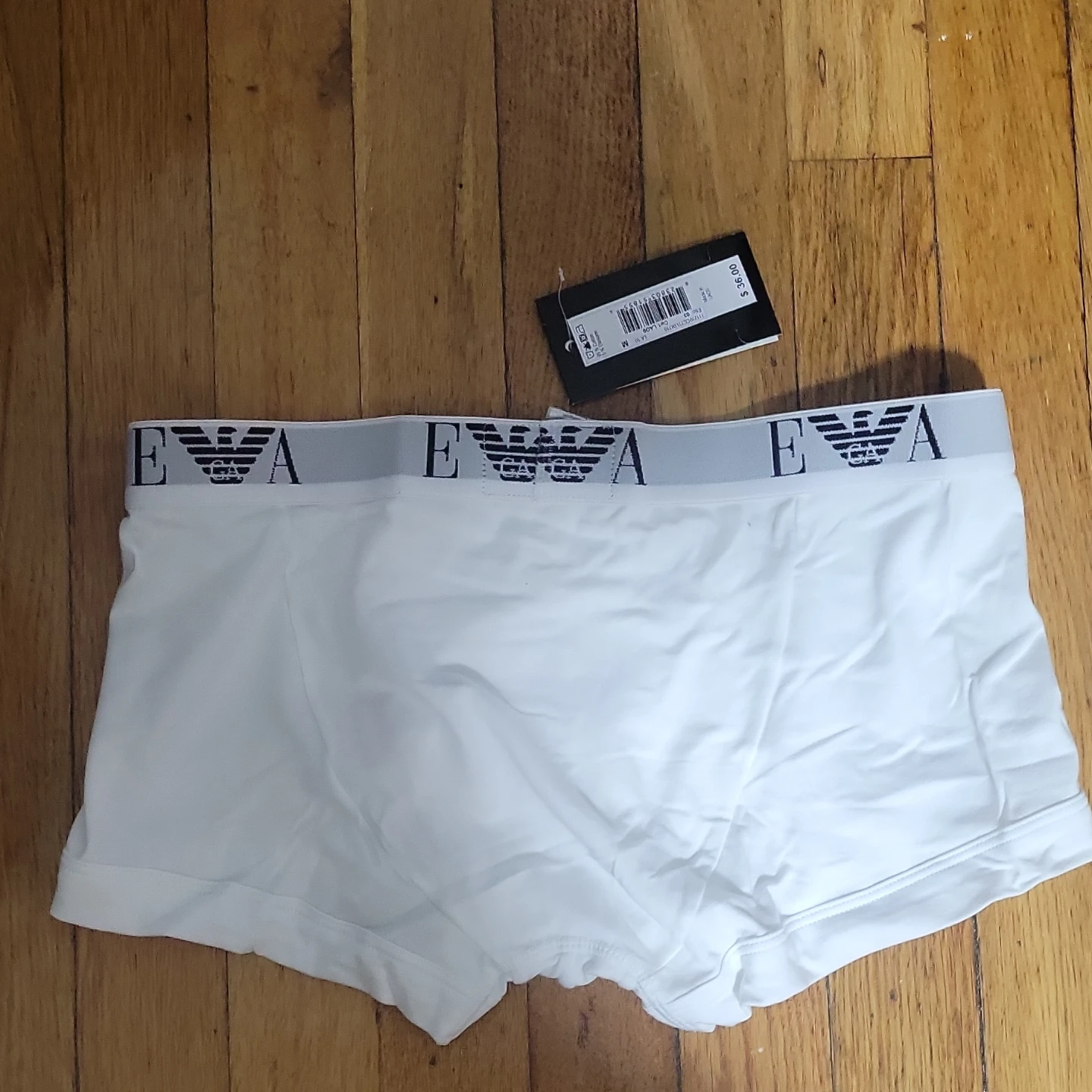 Emporio Armani Men's White Boxer Briefs - Size M - photo 3