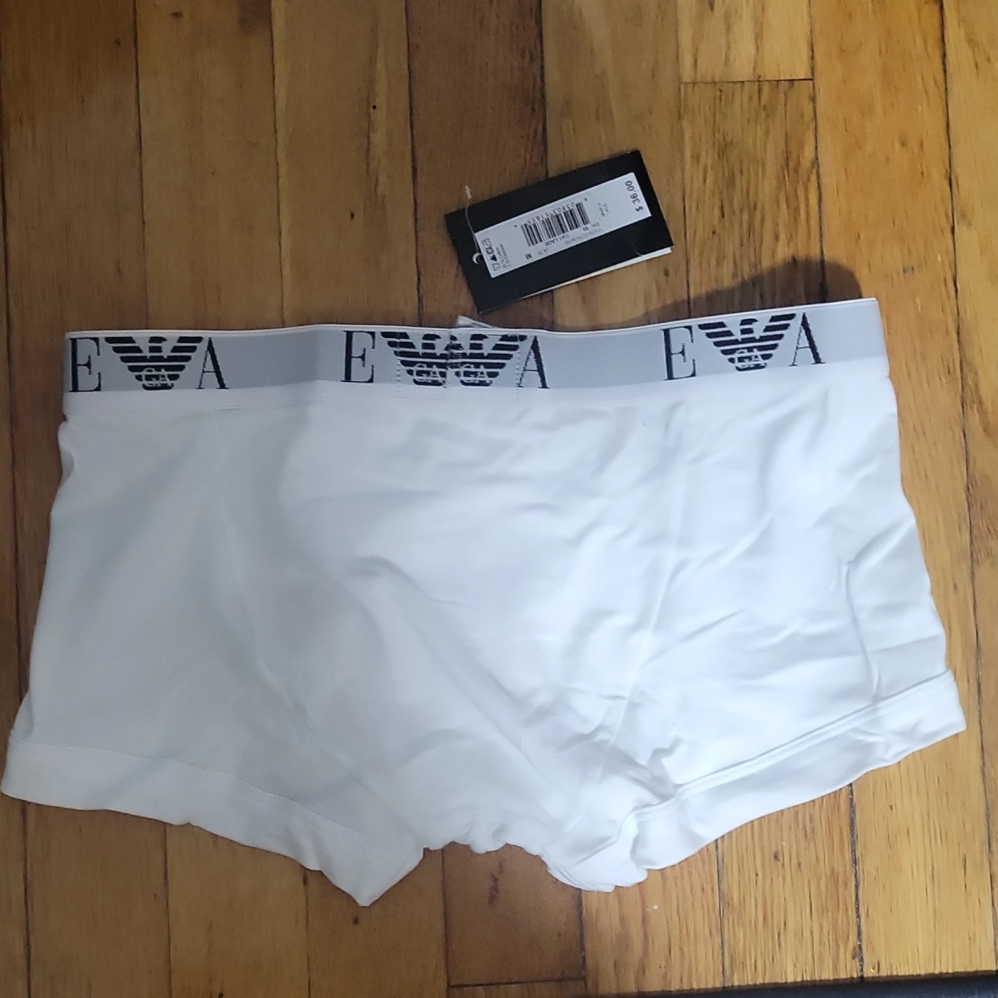 Emporio Armani Men's White Boxer Briefs - Size M - photo 4