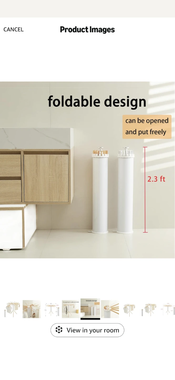 Collapsible Clothes Drying Rack - photo 5