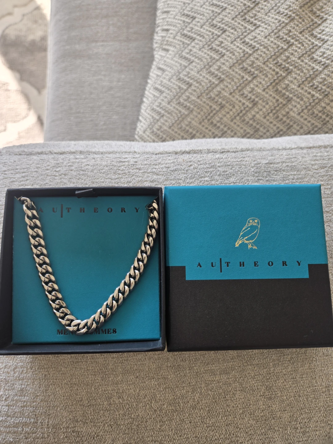 AU THEORY Curb Chain Necklace