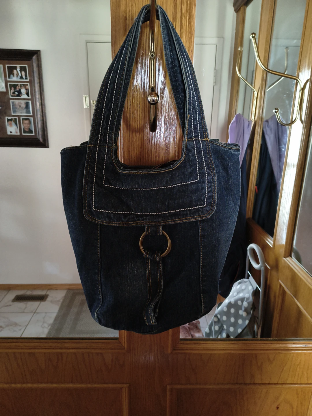 Dollhouse Denim Shoulder Bag