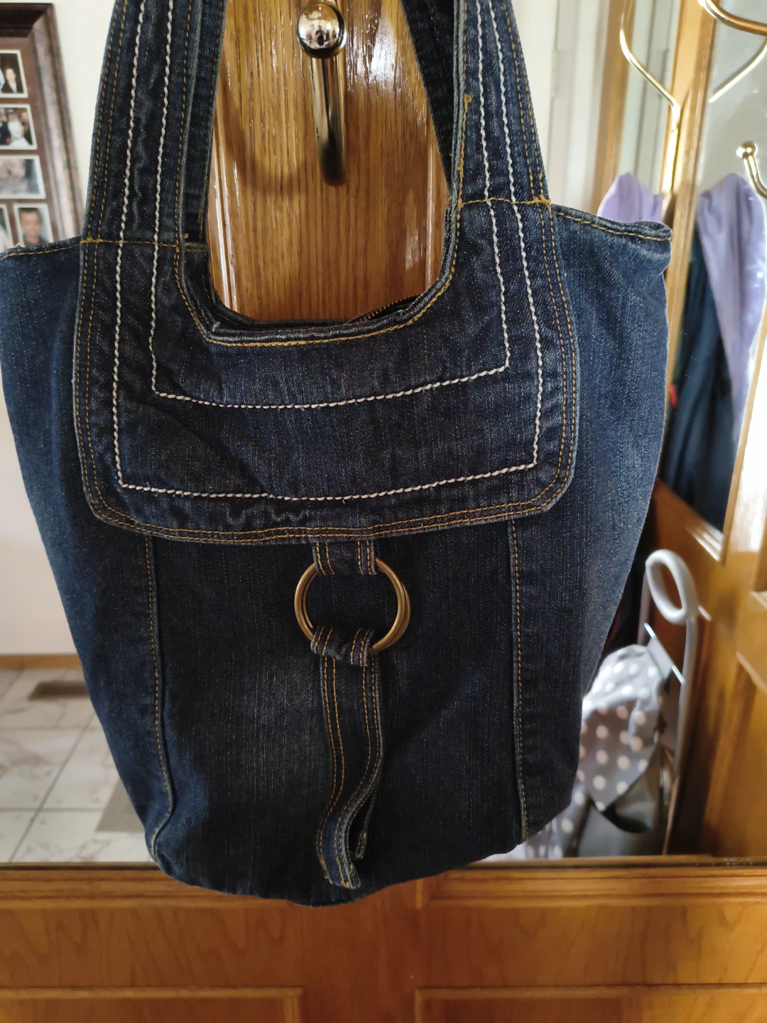 Dollhouse Denim Shoulder Bag - photo 2