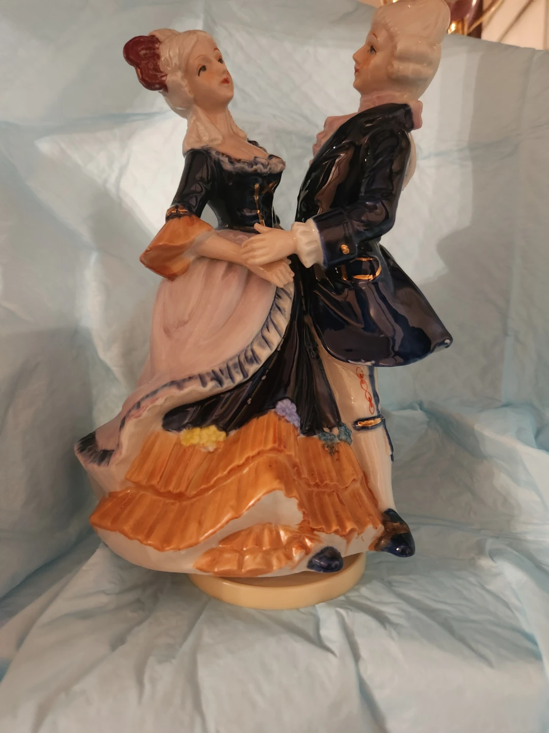 Vintage Musical Couple Figurine