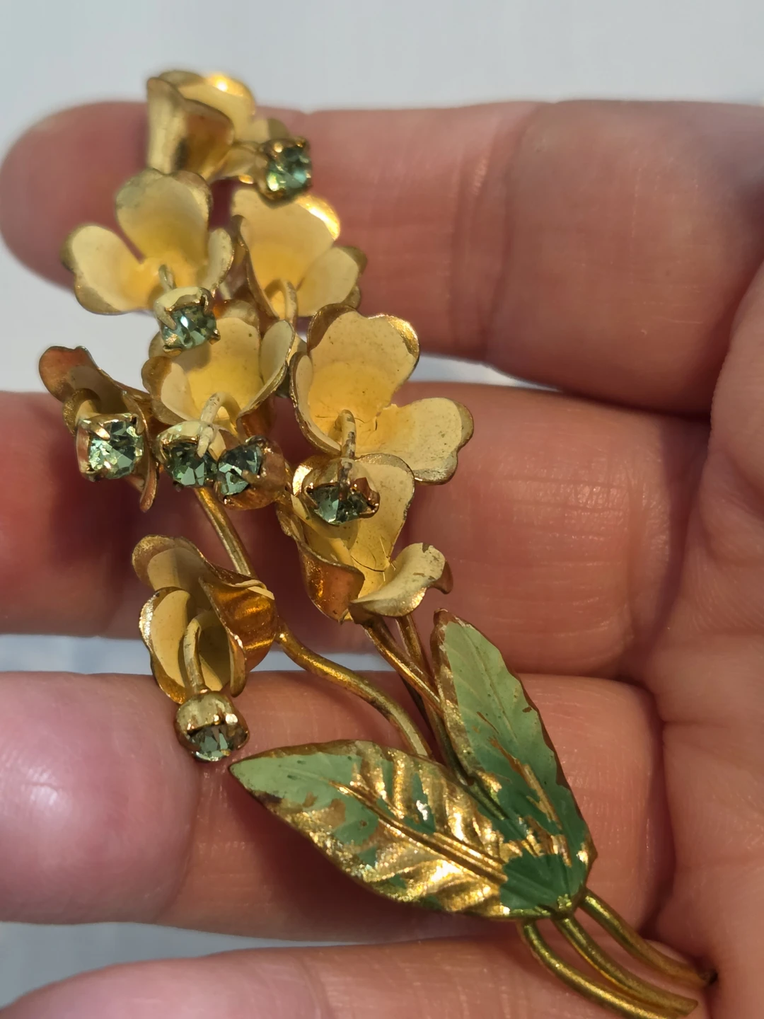 Floral brooches and bracelet - photo 5