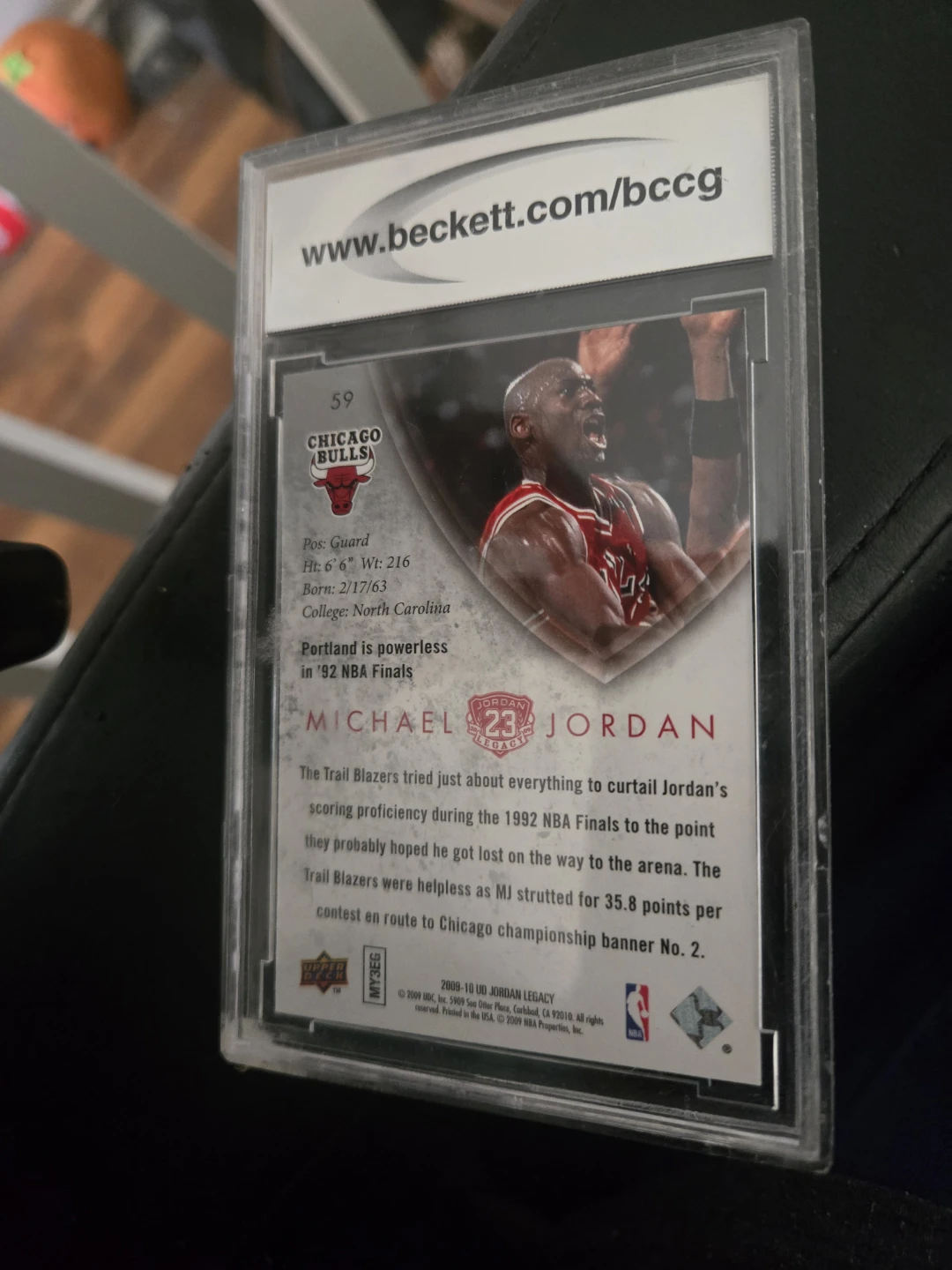 2009-10 Upper Deck MJ Legacy Collection Gold Michael Jordan - photo 2