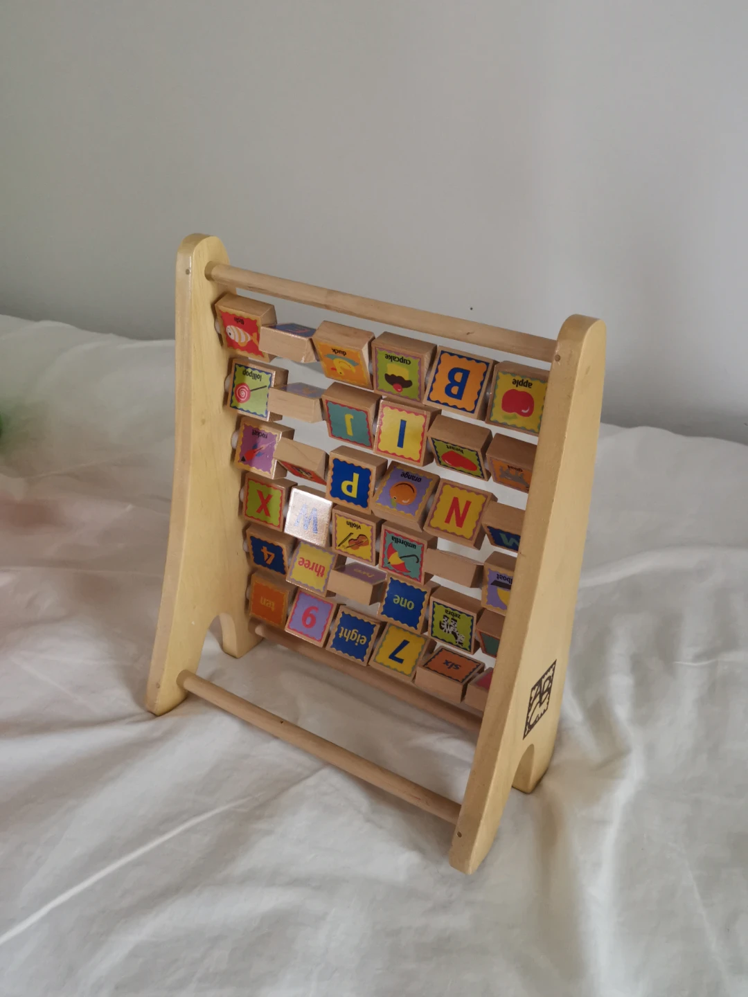 Wooden Alphabet and Number Abacus - photo 2