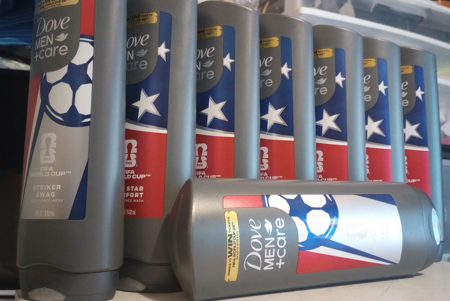 Dove Men FIFA World Cup Body Wash - 8 for $40