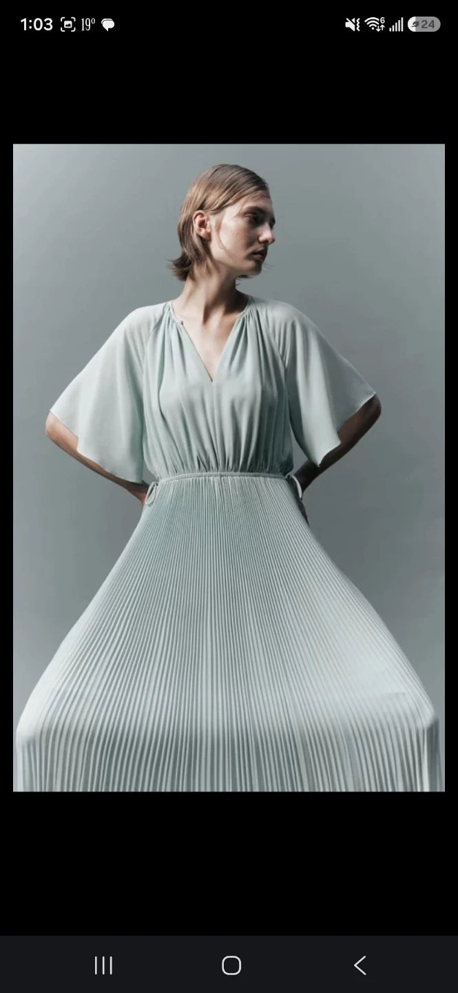 H&M Pleated Dress (Small) - photo 2