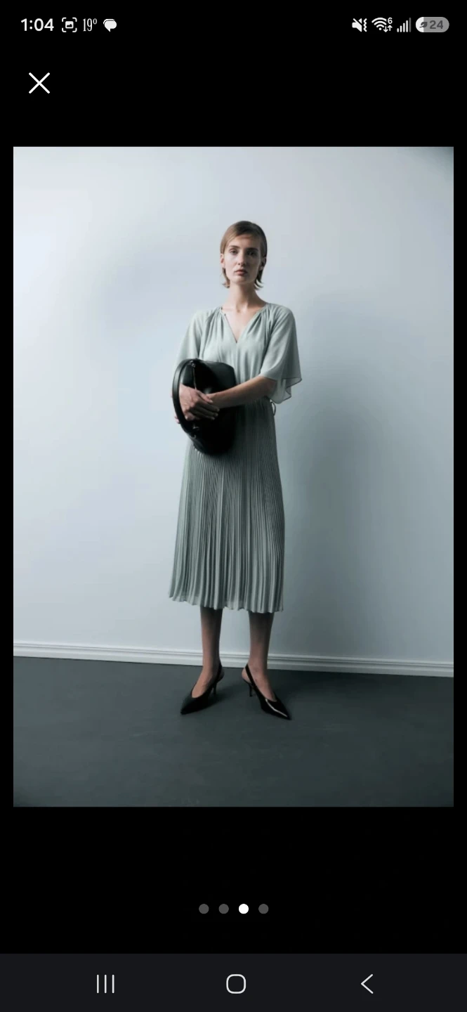 H&M Pleated Dress (Small) - photo 3