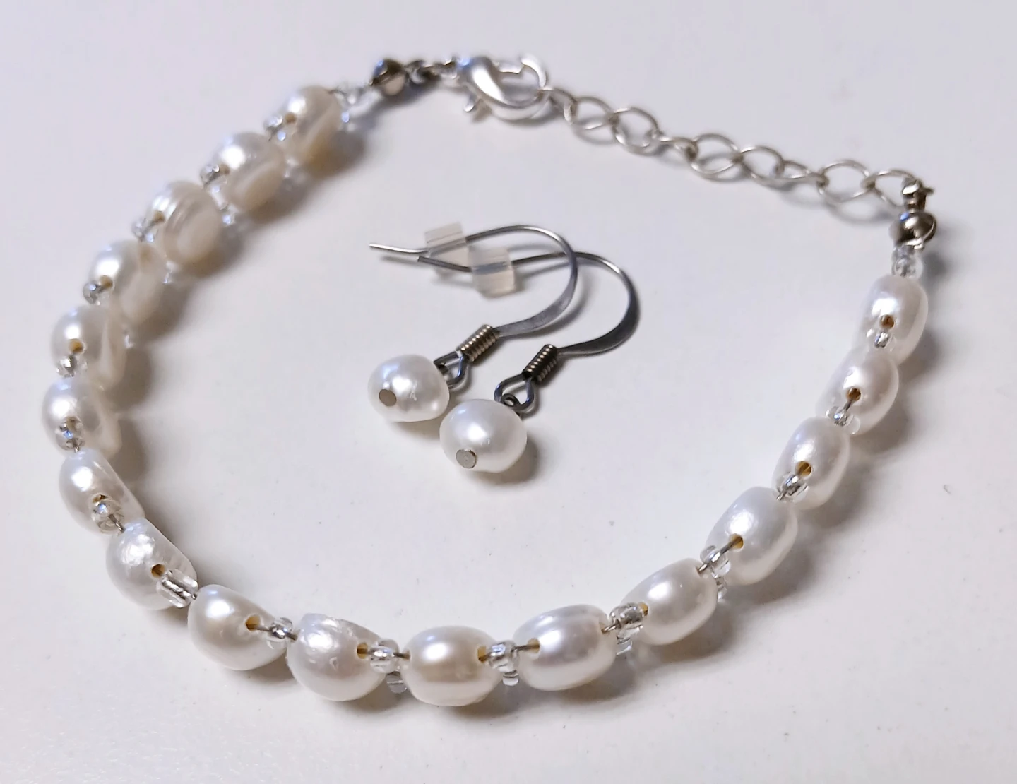 Pearl Bracelet and Earrings Set - photo 3