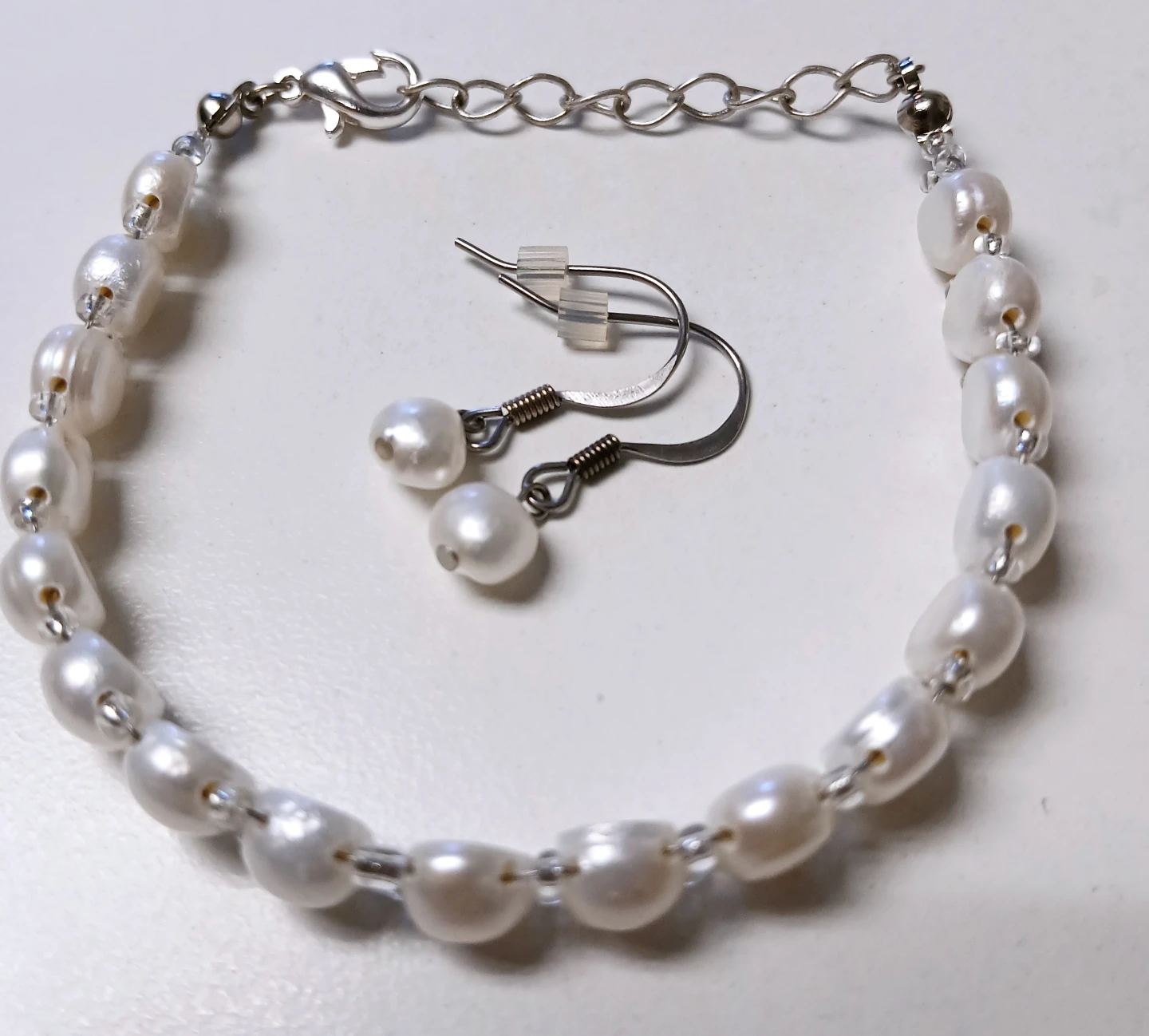 Pearl Bracelet and Earrings Set - photo 5