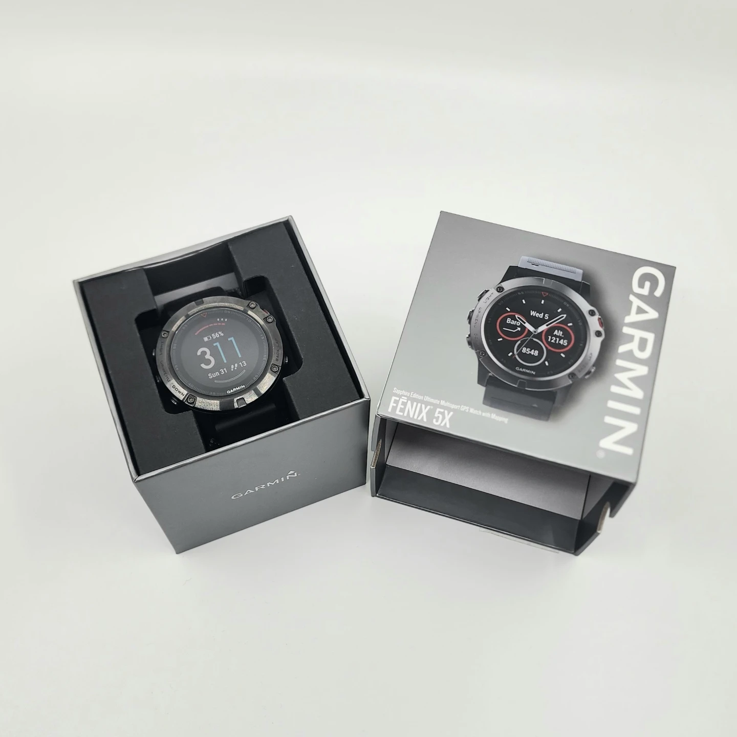 Garmin Fenix 5X Sapphire Edition GPS Watch - Mint Condition