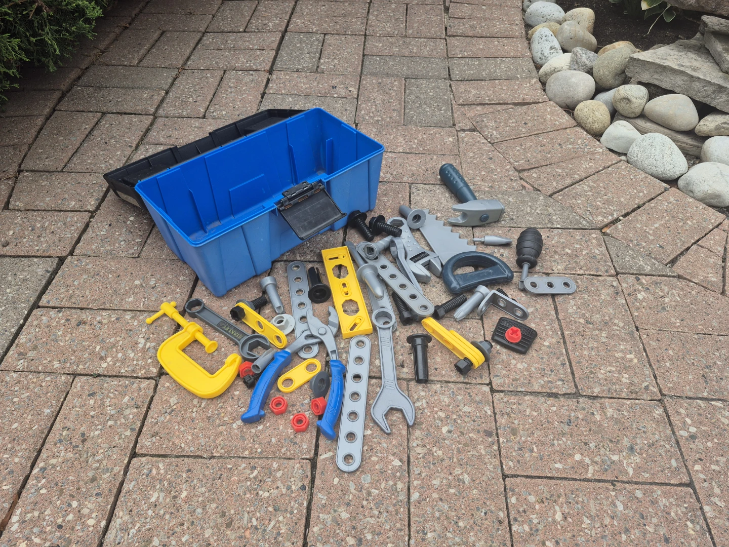 Kids Toy Tool Set with Toolbox