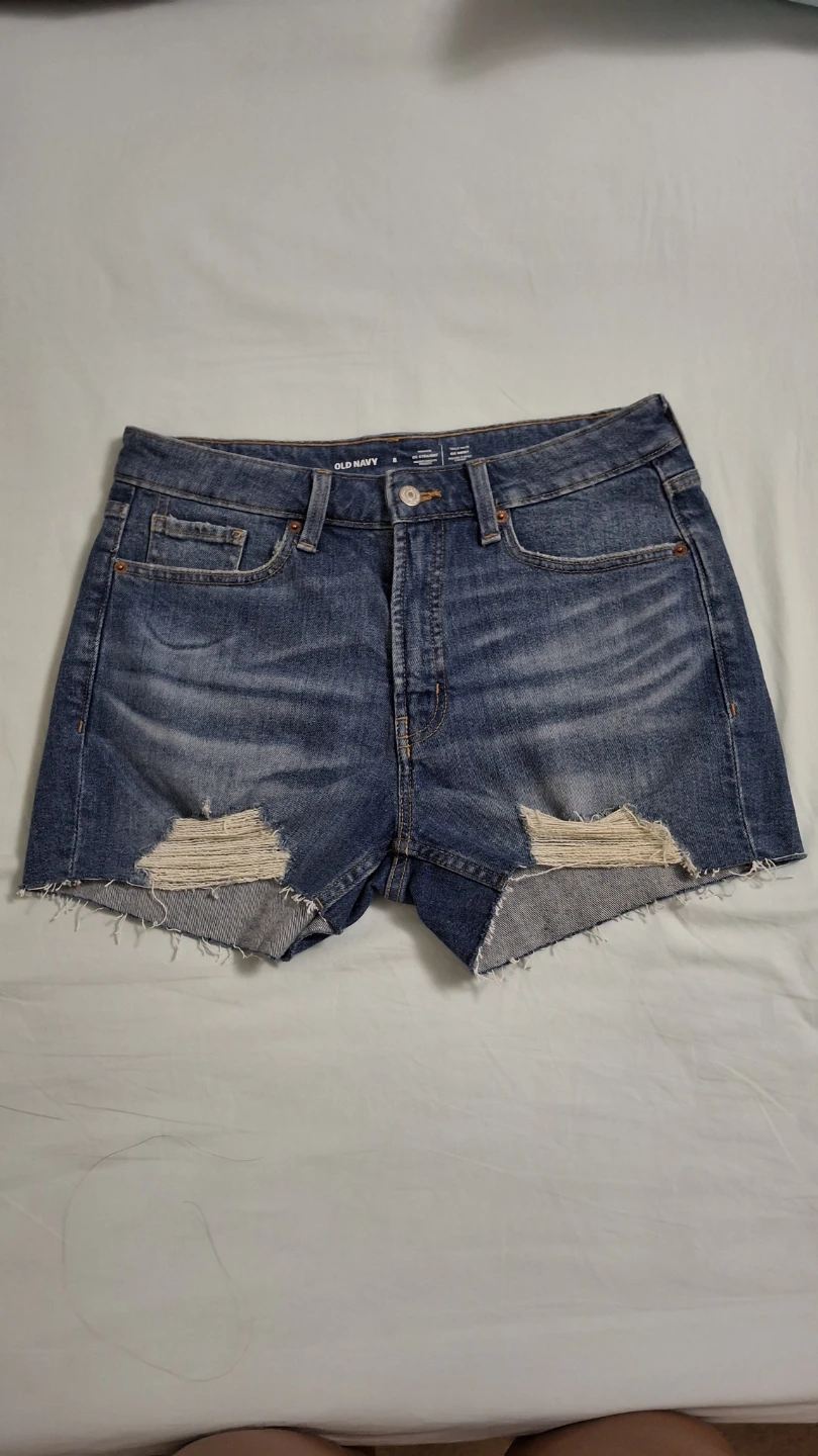 Old Navy High-Rise OG Straight Denim Shorts Size 8
