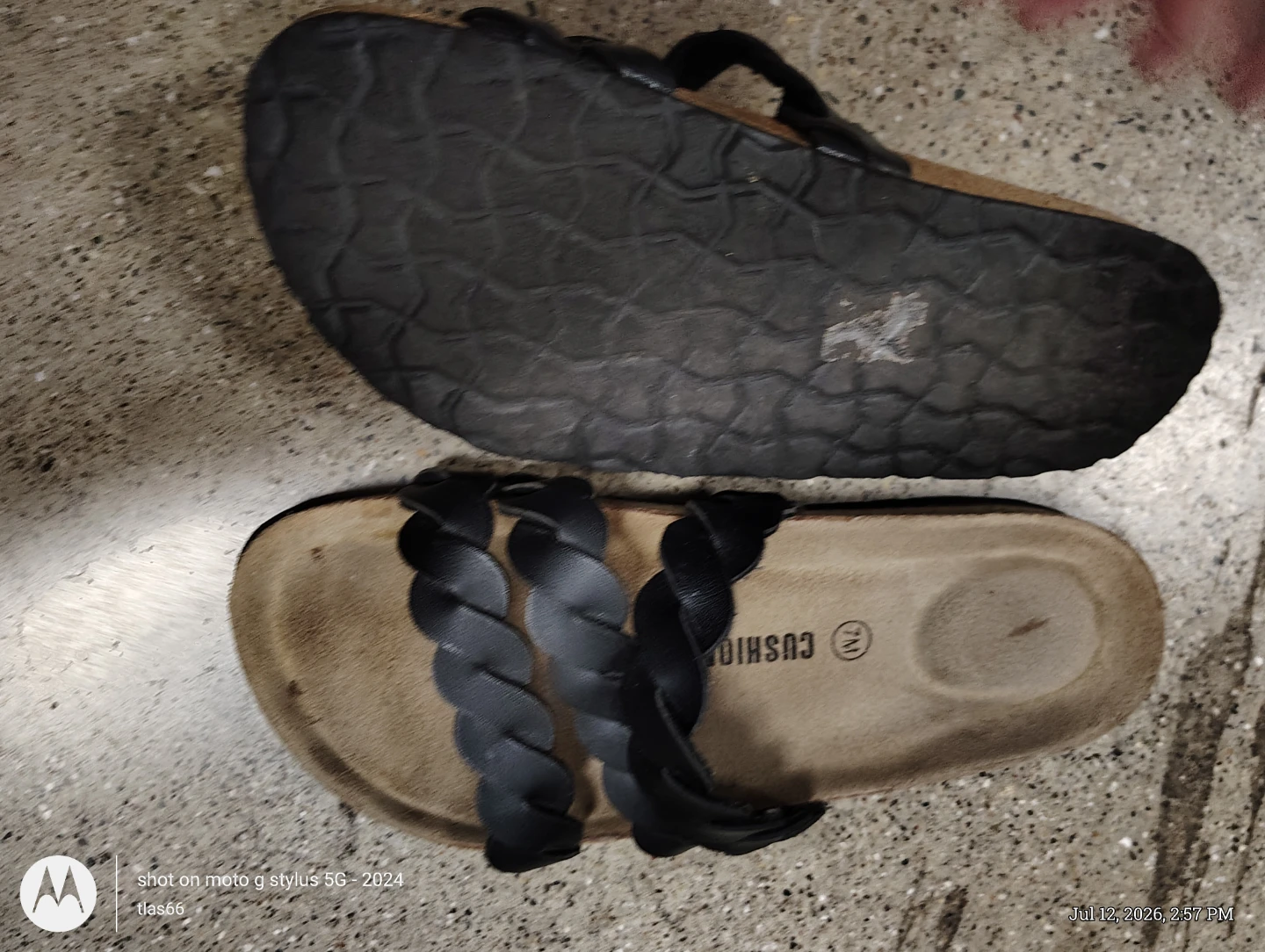 Black Braided Strap Sandals - photo 2