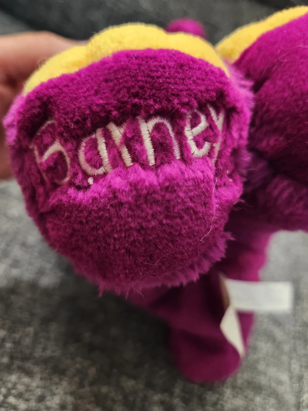 Barney the purple dinosaur Plush Toy 1992 Original - photo 4