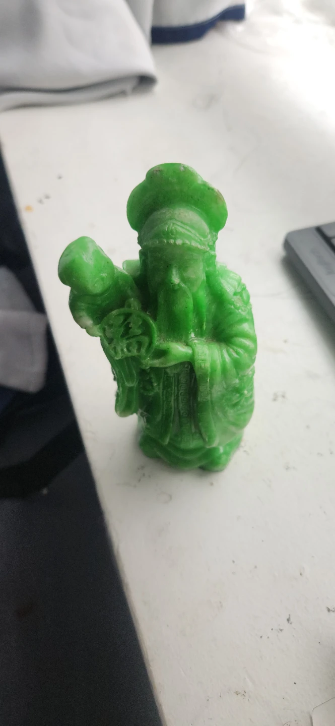 Jade Lucky God Figurine | Good Fortune | $100 - photo 5