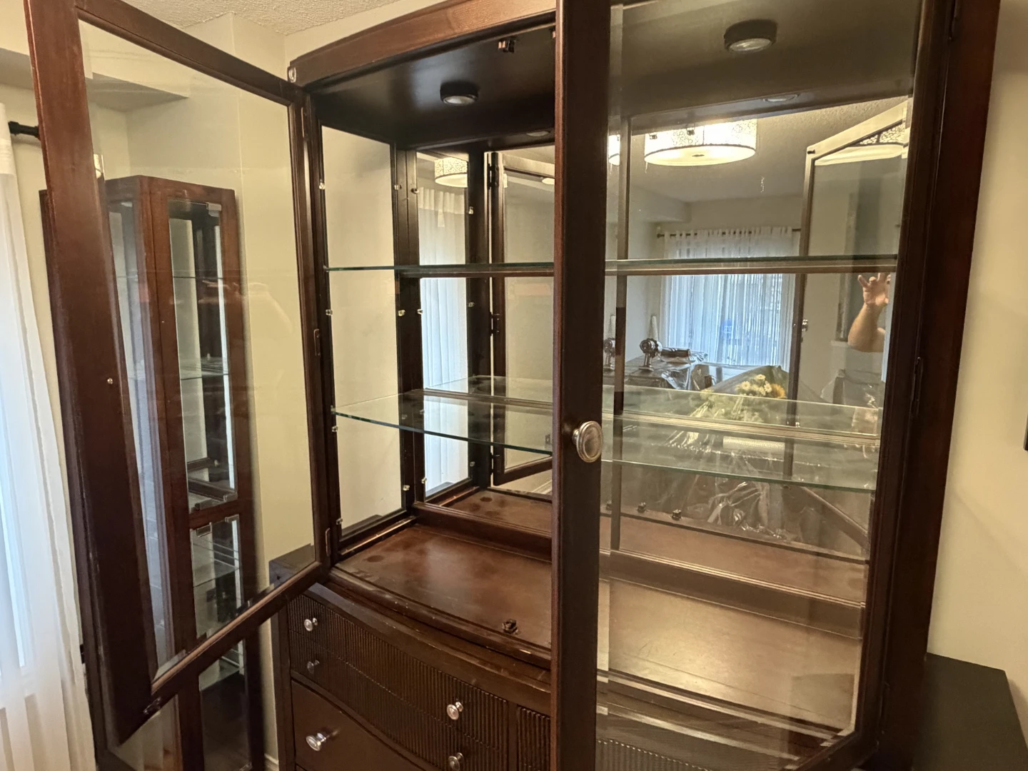 Solid Wood Lighted China Cabinet - ONLY $70 - photo 2