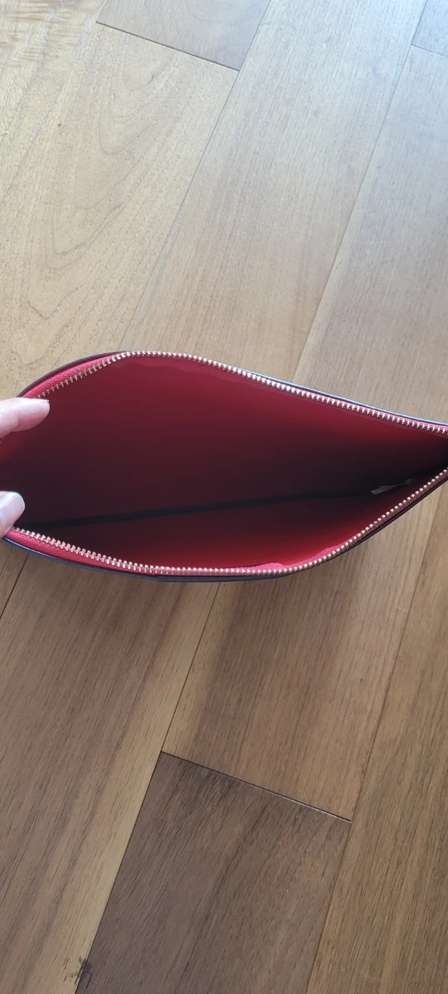 New Black genuine leather pouch - photo 2