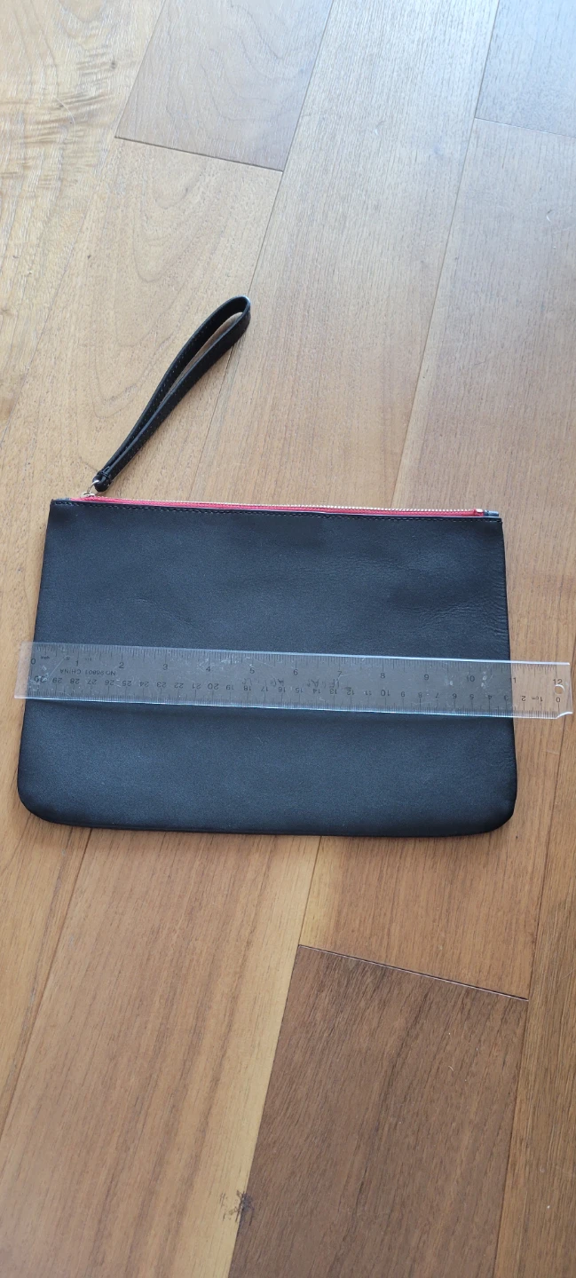 New Black genuine leather pouch - photo 3