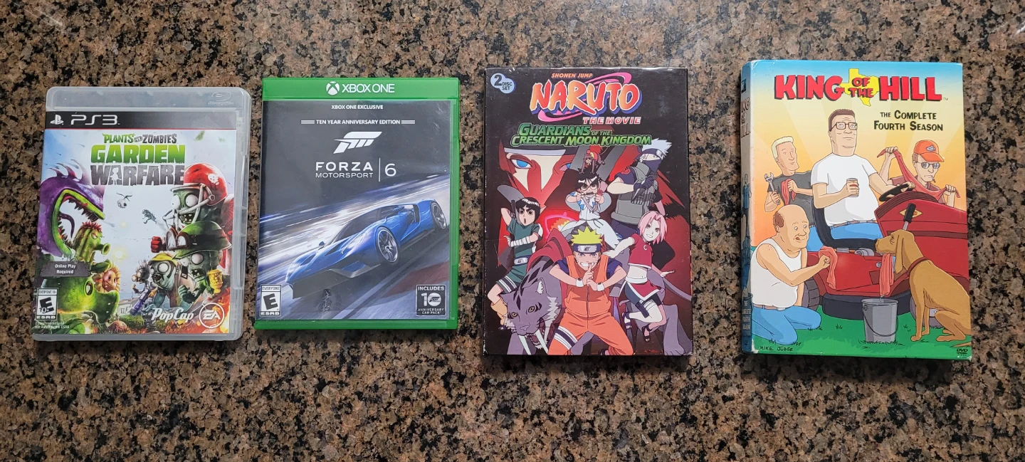 4 disc's for sale