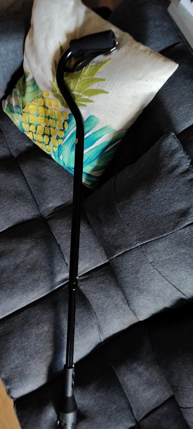 Black Adjustable Walking Cane - photo 4