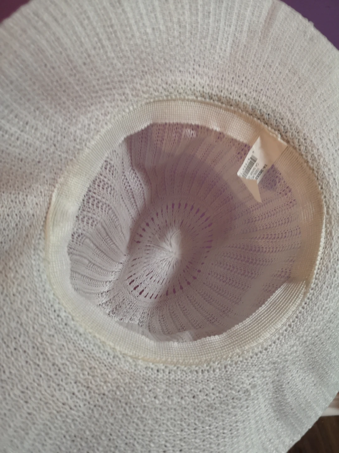 White Mesh Sun Hat - photo 2