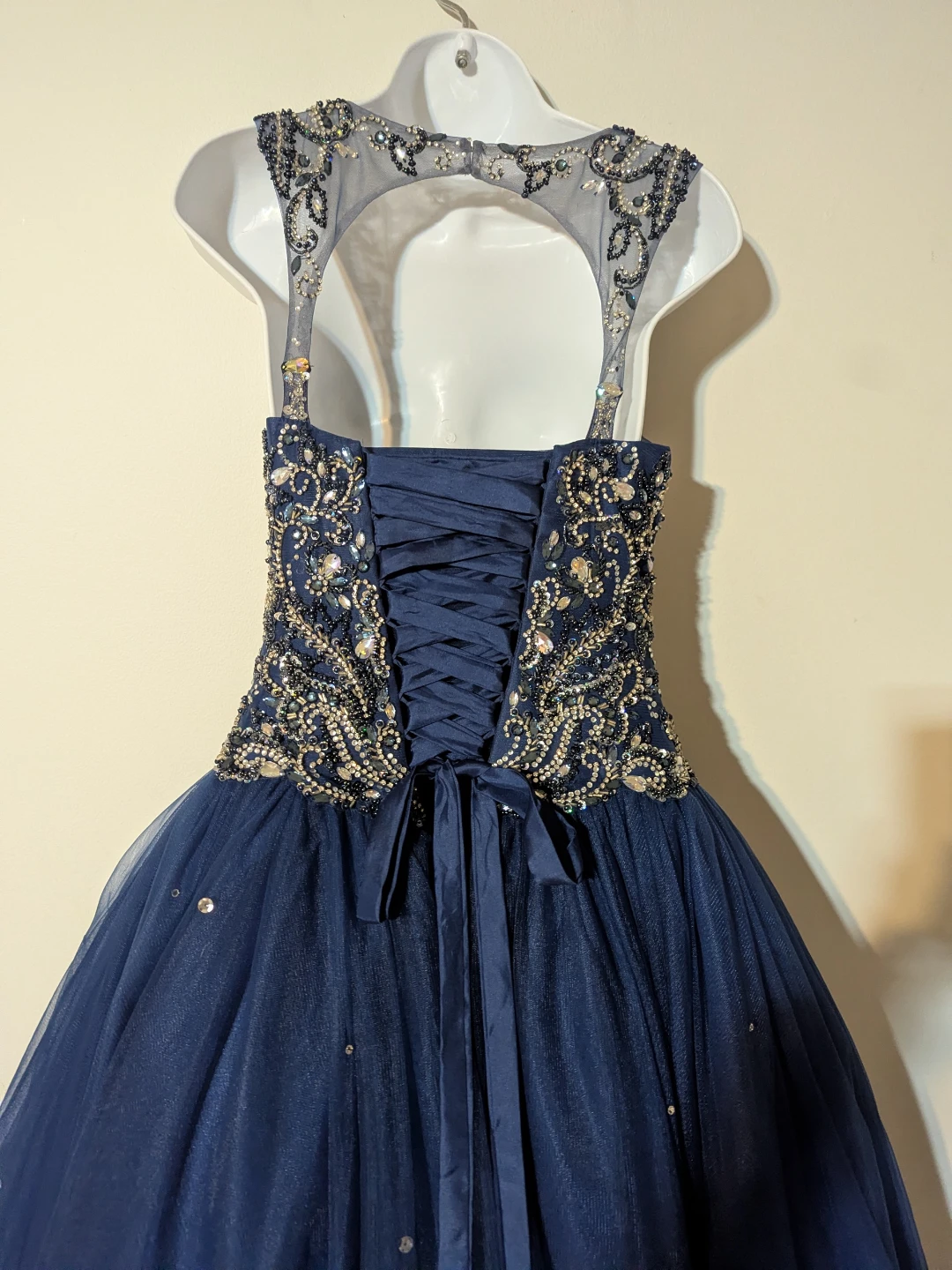 Navy Blue quinceañera drees with Accessories - photo 2