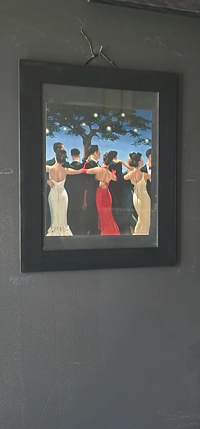 Framed Art Print: Dancing Couples