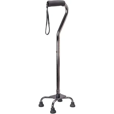 Metal walking cane