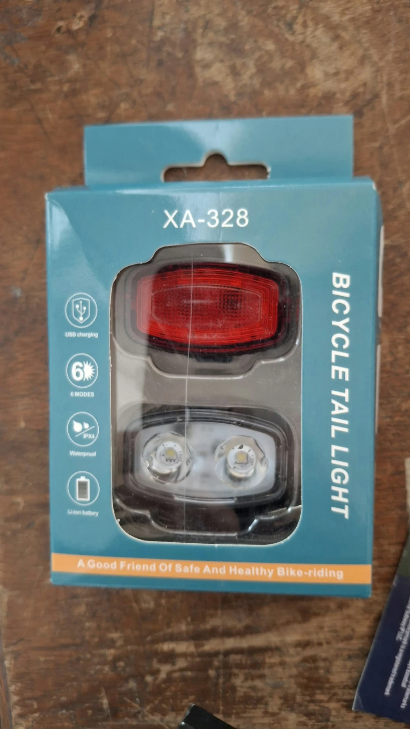 Bicycle Tail Light Set - front & tail -  usb charging